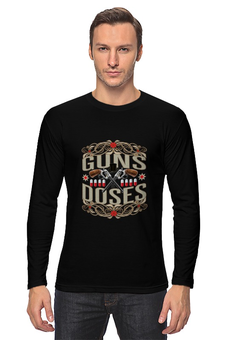 Заказать лонгслив в Москве. Лонгслив Guns n Roses от Djimas Leonki - готовые дизайны и нанесение принтов.