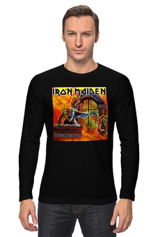 Заказать лонгслив в Москве. Лонгслив Iron Maiden Band от Leichenwagen - готовые дизайны и нанесение принтов.