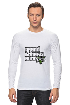 Заказать лонгслив в Москве. Лонгслив Grand Theft Auto 5 от BURNSHIRTS - готовые дизайны и нанесение принтов.