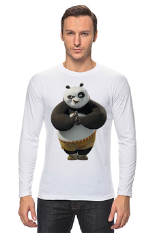 Заказать лонгслив в Москве. Лонгслив Kung Fu Panda от Kung Fu  - готовые дизайны и нанесение принтов.