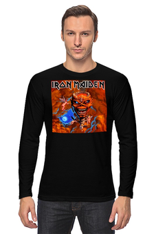 Заказать лонгслив в Москве. Лонгслив Iron Maiden Band от Leichenwagen - готовые дизайны и нанесение принтов.