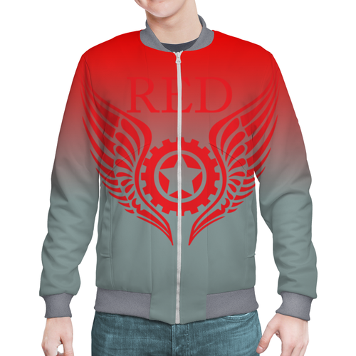 Заказать бомберы в Москве. Бомбер RED'S Logo от RED'S - готовые дизайны и нанесение принтов.