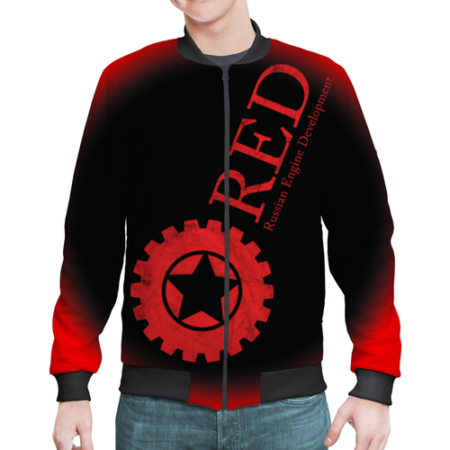 Заказать бомберы в Москве. Бомбер RED'S Logo от RED'S - готовые дизайны и нанесение принтов.