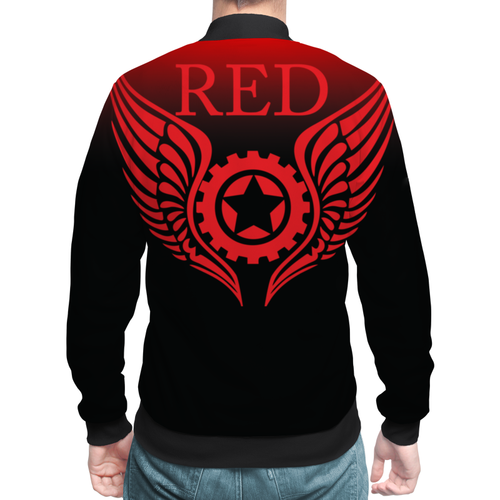 Заказать бомберы в Москве. Бомбер RED'S Logo от RED'S - готовые дизайны и нанесение принтов.