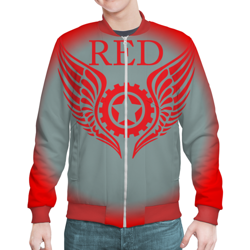Заказать бомберы в Москве. Бомбер RED'S Logo от RED'S - готовые дизайны и нанесение принтов.