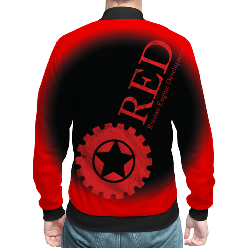 Заказать бомберы в Москве. Бомбер RED'S Logo от RED'S - готовые дизайны и нанесение принтов.