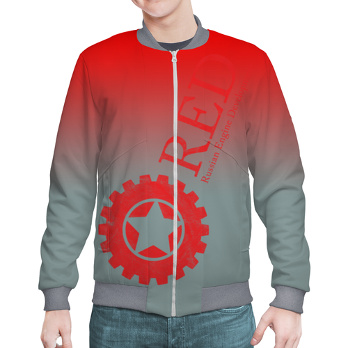Заказать бомберы в Москве. Бомбер RED'S Logo от RED'S - готовые дизайны и нанесение принтов.