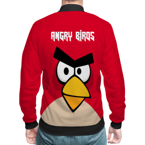Заказать бомберы в Москве. Бомбер Angry Birds (Terence) от Аня Лукьянова - готовые дизайны и нанесение принтов.