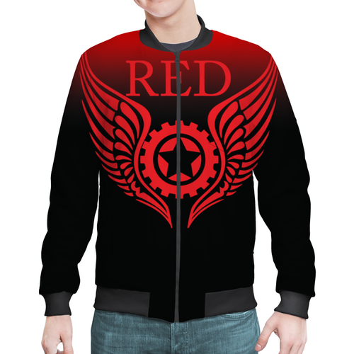 Заказать бомберы в Москве. Бомбер RED'S Logo от RED'S - готовые дизайны и нанесение принтов.