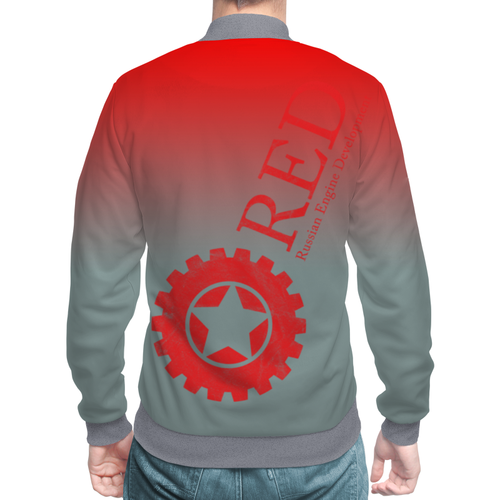 Заказать бомберы в Москве. Бомбер RED'S Logo от RED'S - готовые дизайны и нанесение принтов.
