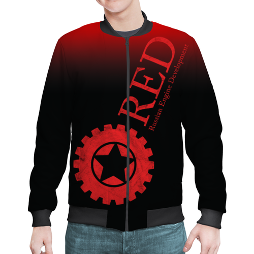 Заказать бомберы в Москве. Бомбер RED'S Logo от RED'S - готовые дизайны и нанесение принтов.
