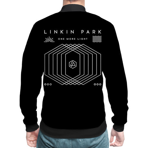Заказать бомберы в Москве. Бомбер Linkin Park от geekbox - готовые дизайны и нанесение принтов.