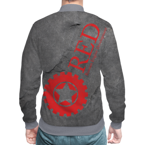 Заказать бомберы в Москве. Бомбер RED'S Logo от RED'S - готовые дизайны и нанесение принтов.
