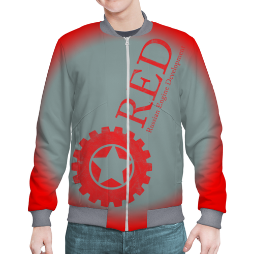 Заказать бомберы в Москве. Бомбер RED'S Logo от RED'S - готовые дизайны и нанесение принтов.