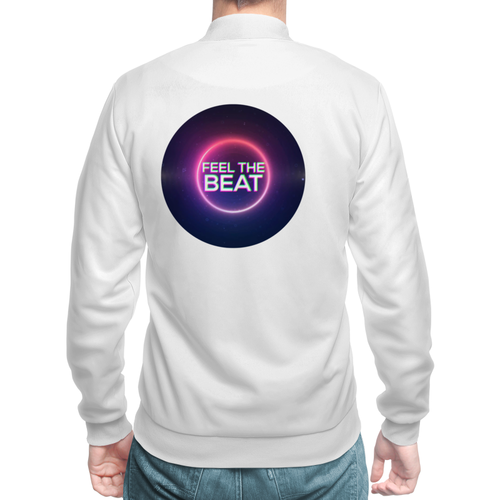 Заказать бомберы в Москве. Бомбер Feel the beat  от EDM Clothes - готовые дизайны и нанесение принтов.