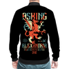 Заказать бомберы в Москве. Бомбер Asking Alexandria от geekbox - готовые дизайны и нанесение принтов.