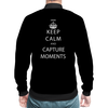 Заказать бомберы в Москве. Бомбер Keep calm and capture moments от Натали Солнечная - готовые дизайны и нанесение принтов.