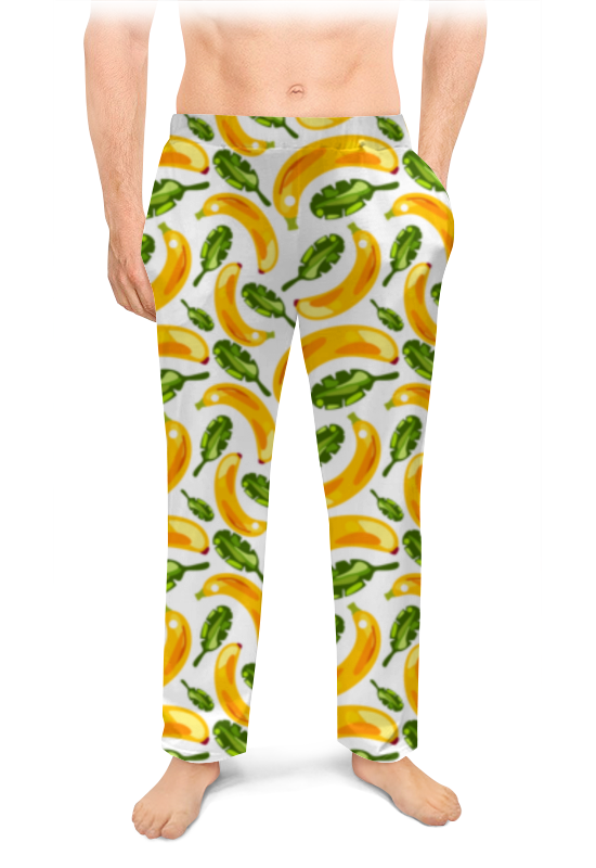 Printio Мужские пижамные штаны Банановое настроение. printio мужские пижамные штаны банановое настроение