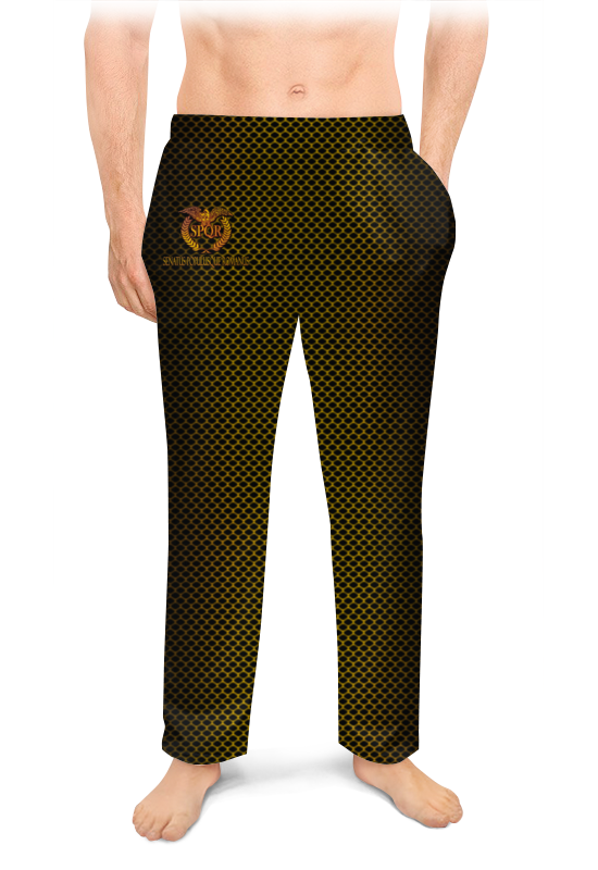 Printio Мужские пижамные штаны Символ древнего рима с орлом. spqr.