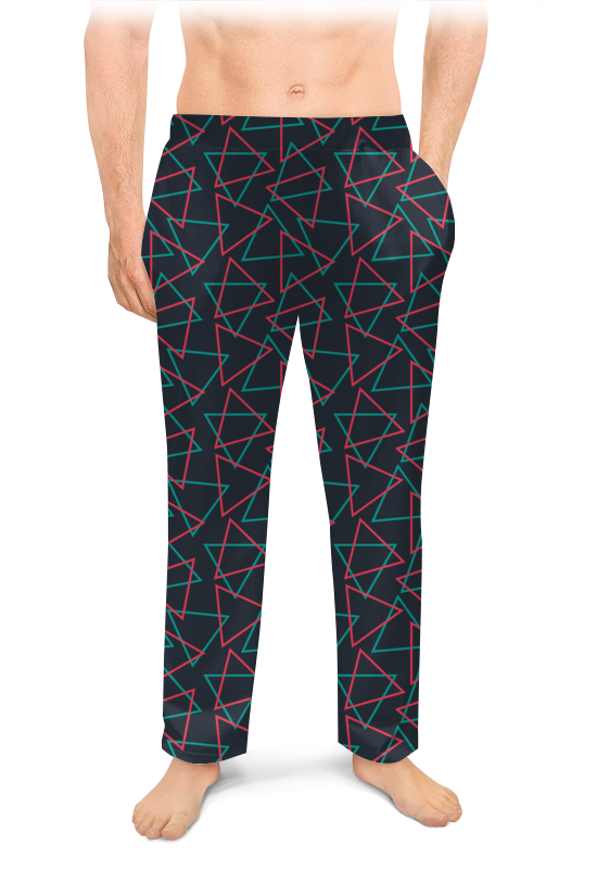 Printio Мужские пижамные штаны Треугольники printio мужские пижамные штаны треугольники