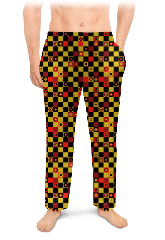 Printio Мужские пижамные штаны Геометричная абстракция printio мужские пижамные штаны разноцветная абстракция