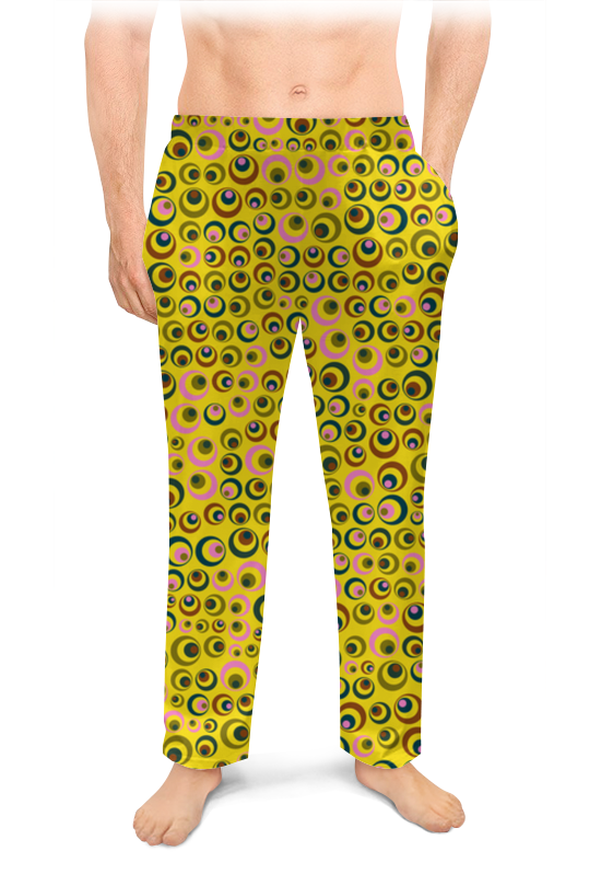 Printio Мужские пижамные штаны Круги printio мужские пижамные штаны сеть