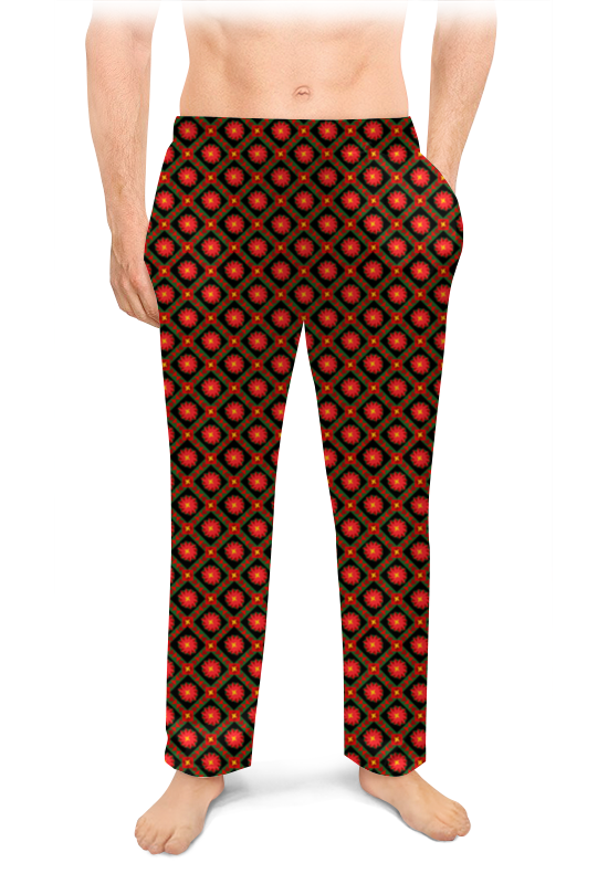 Printio Мужские пижамные штаны геометрический орнамент