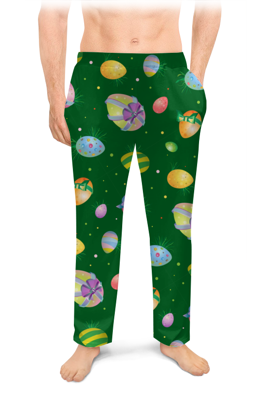 Printio Мужские пижамные штаны Пасхальные яйца пигарева с пасхальные игры