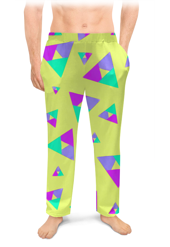 Printio Мужские пижамные штаны Треугольник 1 printio мужские пижамные штаны падающие треугольники