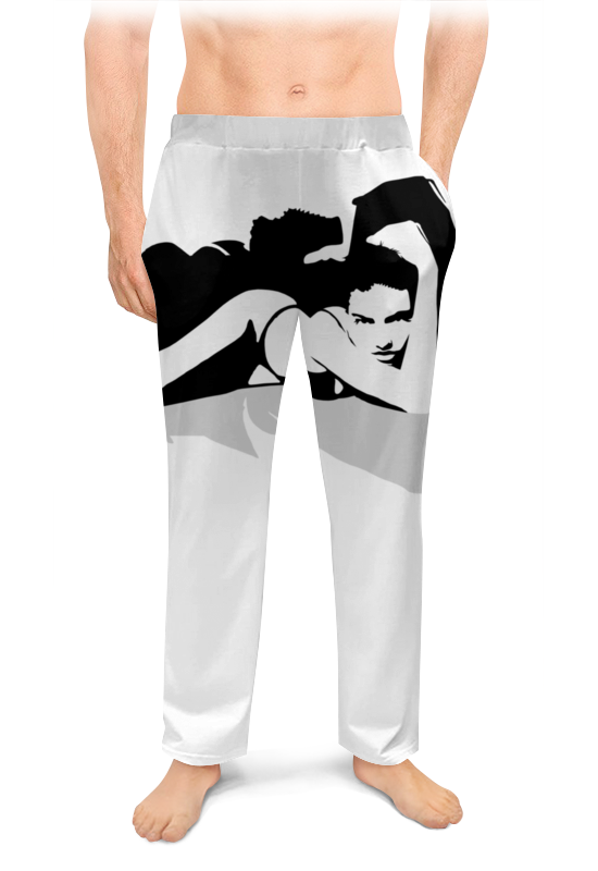 Printio Мужские пижамные штаны Серия: amorous glance