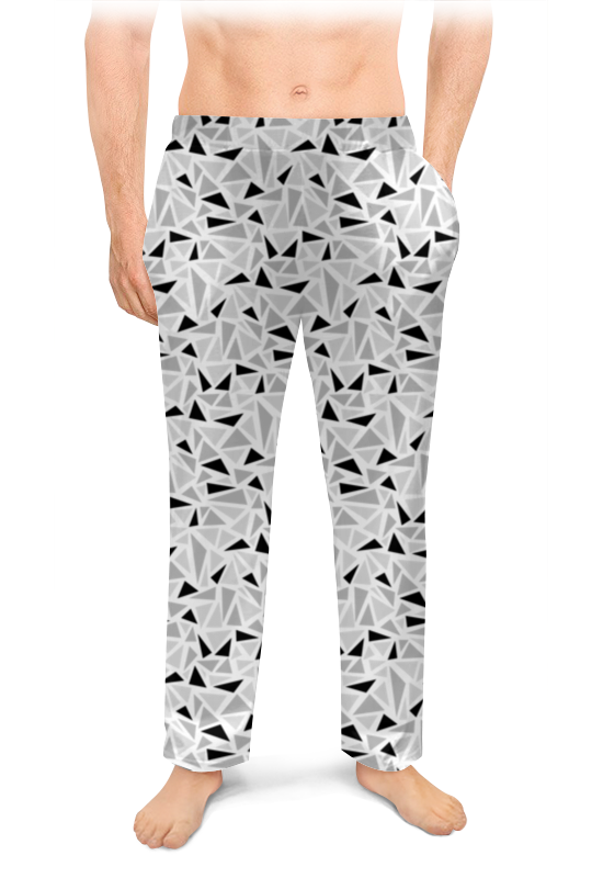 Printio Мужские пижамные штаны Геометрический узор printio мужские пижамные штаны узор корги