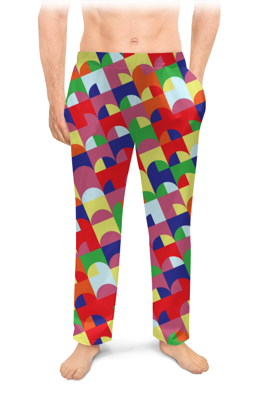Printio Мужские пижамные штаны Яркая абстракция printio мужские пижамные штаны пёстрая геометрия