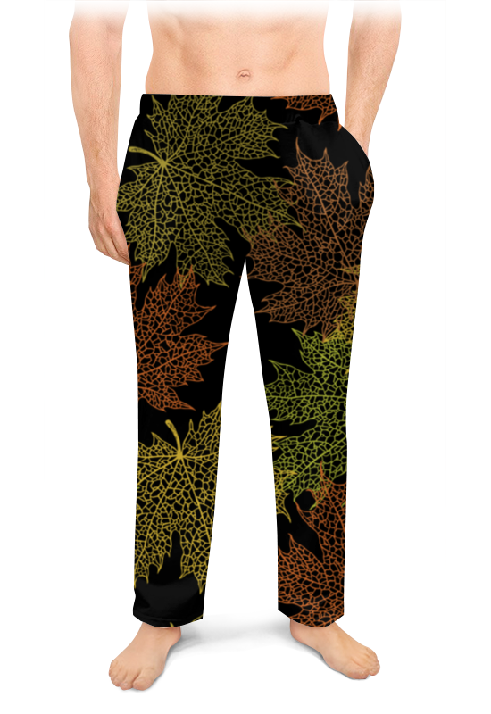 Printio Мужские пижамные штаны Кленовые листья