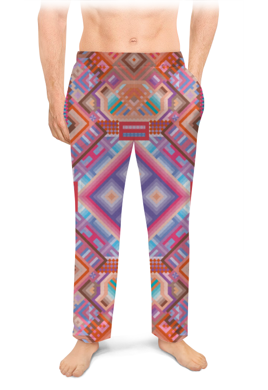 Printio Мужские пижамные штаны с абстрактным рисунком