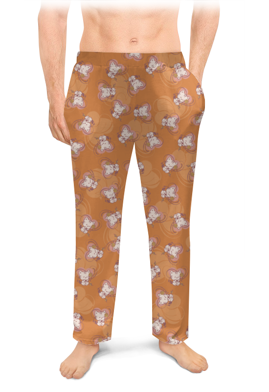 Printio Мужские пижамные штаны Котенок с клубком printio мужские пижамные штаны котенок с клубком