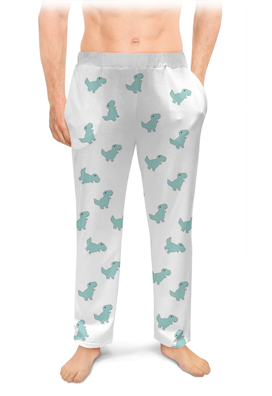 цена Printio Мужские пижамные штаны Динозавры