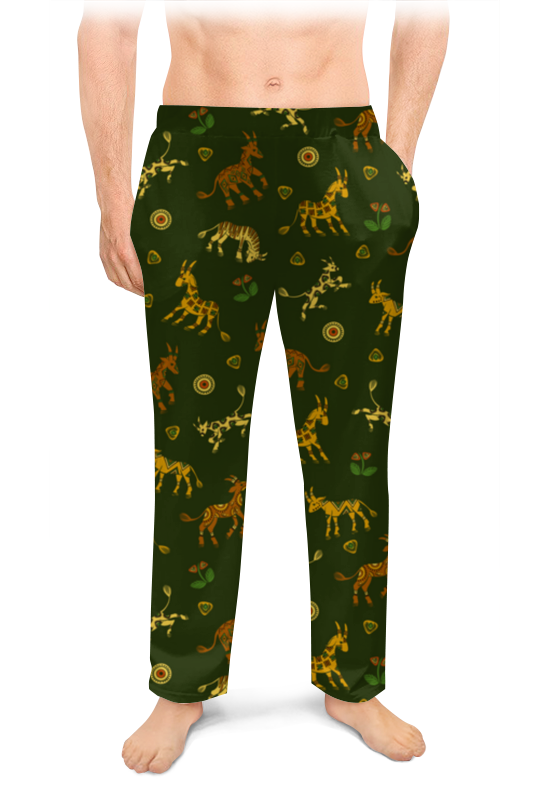 Printio Мужские пижамные штаны Козерожки африканские