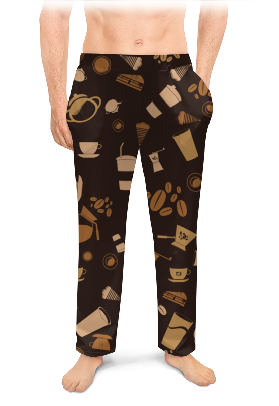 Printio Мужские пижамные штаны Кофе. printio мужские пижамные штаны кофе
