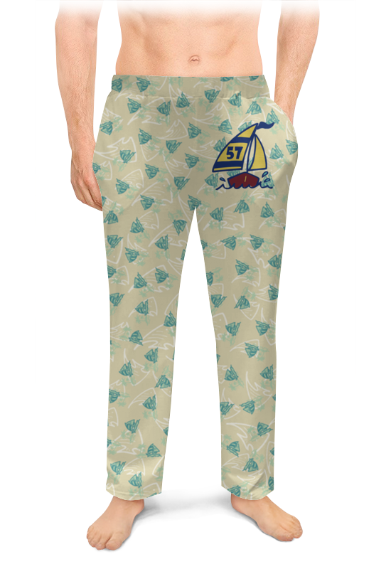 Printio Мужские пижамные штаны Кораблик 