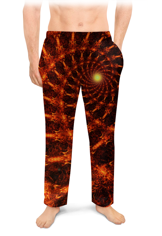 Printio Мужские пижамные штаны Global space magic mars (коллекция огонь)