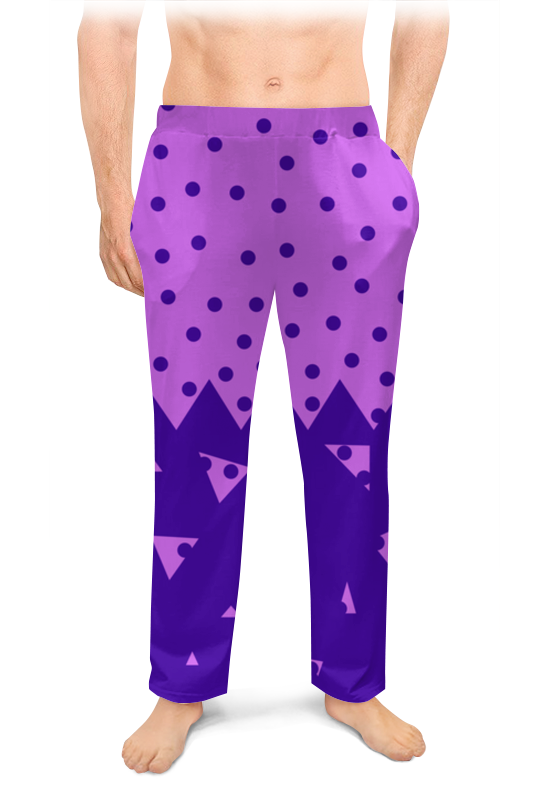 Printio Мужские пижамные штаны Падающие треугольники printio мужские пижамные штаны треугольники
