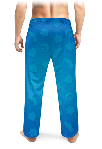 Заказать пижаму в Москве. Мужские пижамные штаны BRAWL STARS EMZ от geekbox - готовые дизайны и нанесение принтов.