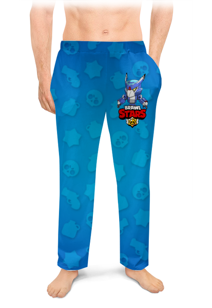 Заказать пижаму в Москве. Мужские пижамные штаны BRAWL STARS CROW от geekbox - готовые дизайны и нанесение принтов.