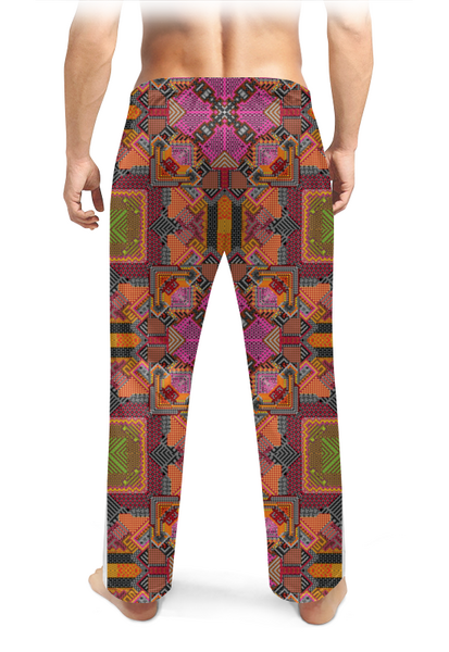 Заказать пижаму в Москве. Мужские пижамные штаны Удовольствие от Vadim Koval - готовые дизайны и нанесение принтов.