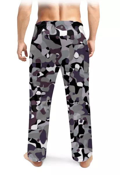 Заказать пижаму в Москве. Мужские пижамные штаны Камуфляж от oneredfoxstore@gmail.com - готовые дизайны и нанесение принтов.