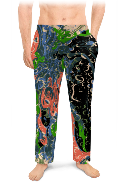 Заказать пижаму в Москве. Мужские пижамные штаны Авторский стиль от mimiart  - готовые дизайны и нанесение принтов.