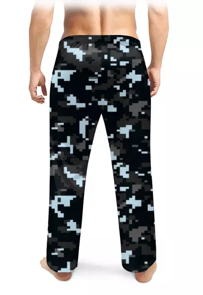 Заказать пижаму в Москве. Мужские пижамные штаны Камуфляж от oneredfoxstore@gmail.com - готовые дизайны и нанесение принтов.