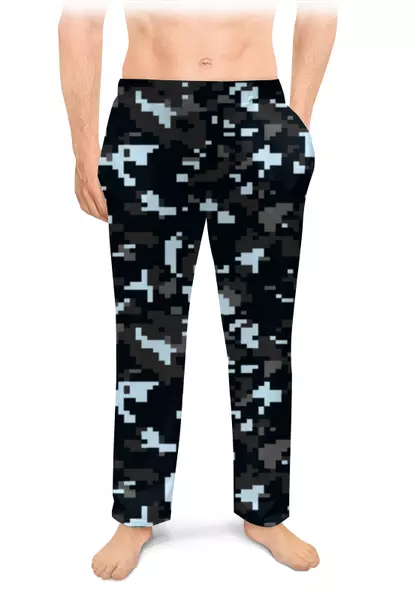 Заказать пижаму в Москве. Мужские пижамные штаны Камуфляж от oneredfoxstore@gmail.com - готовые дизайны и нанесение принтов.