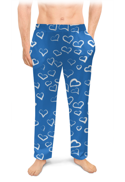 Заказать пижаму в Москве. Мужские пижамные штаны День святого Валентина от valezar - готовые дизайны и нанесение принтов.