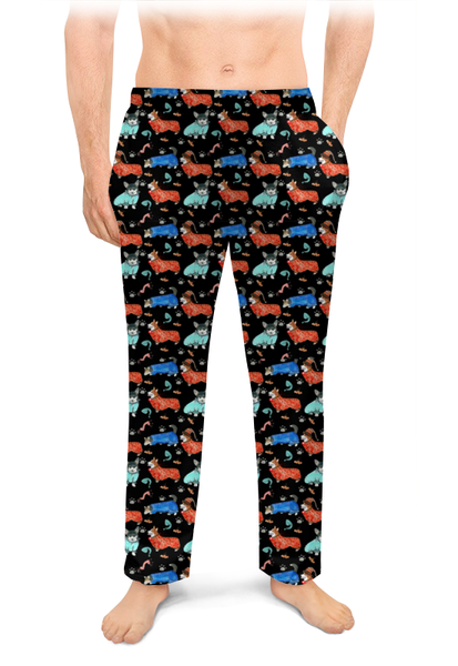 Заказать пижаму в Москве. Мужские пижамные штаны Спокойный сон от juliafast77 - готовые дизайны и нанесение принтов.